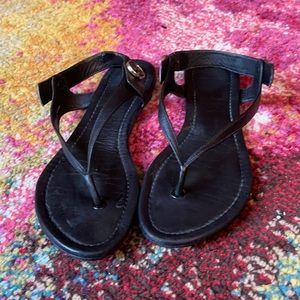 Black Tory Burch thong sandal